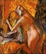 Edgar Degas Apres le Bain oil painting